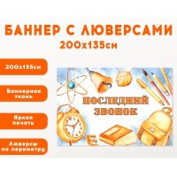 Плакат на баннере "Последний звонок"
